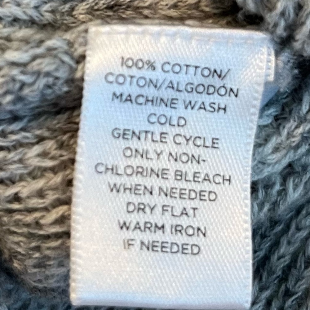 LOFT Marled Crew Neck Sweater. Tan/Cream. Medium. - Picture 5 of 5